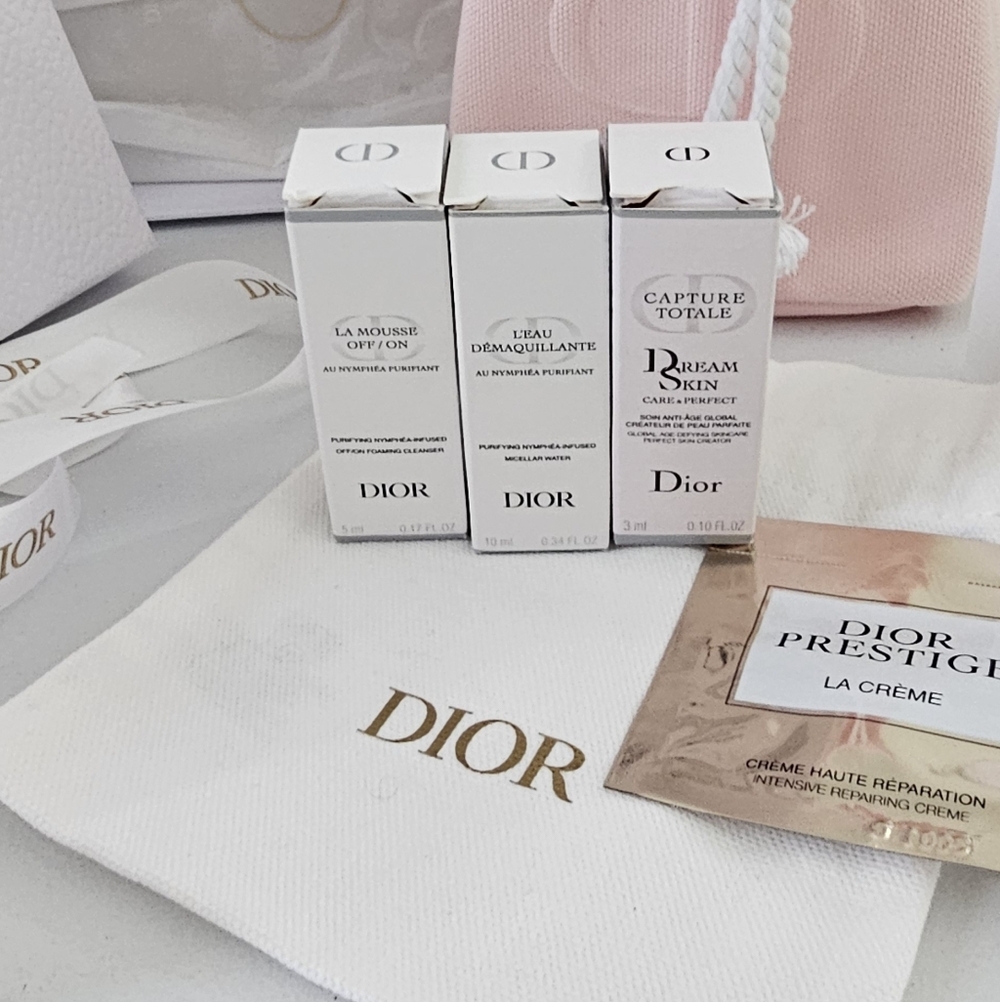 NWOT Christian Dior Pink Drawstring Bundle - Picture 2 of 5